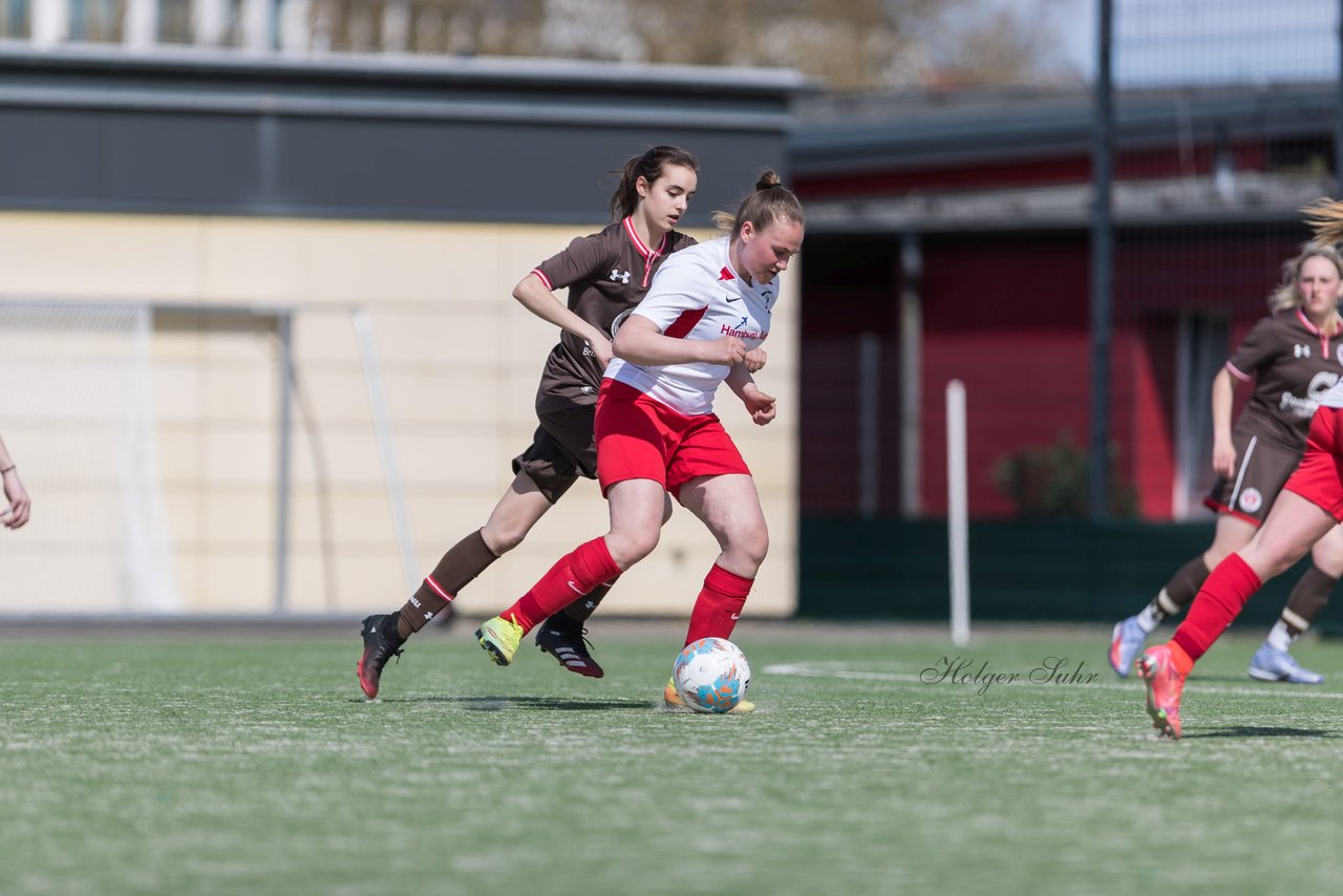 Bild 160 - wBJ St. Pauli - Walddoerfer : Ergebnis: 1:11